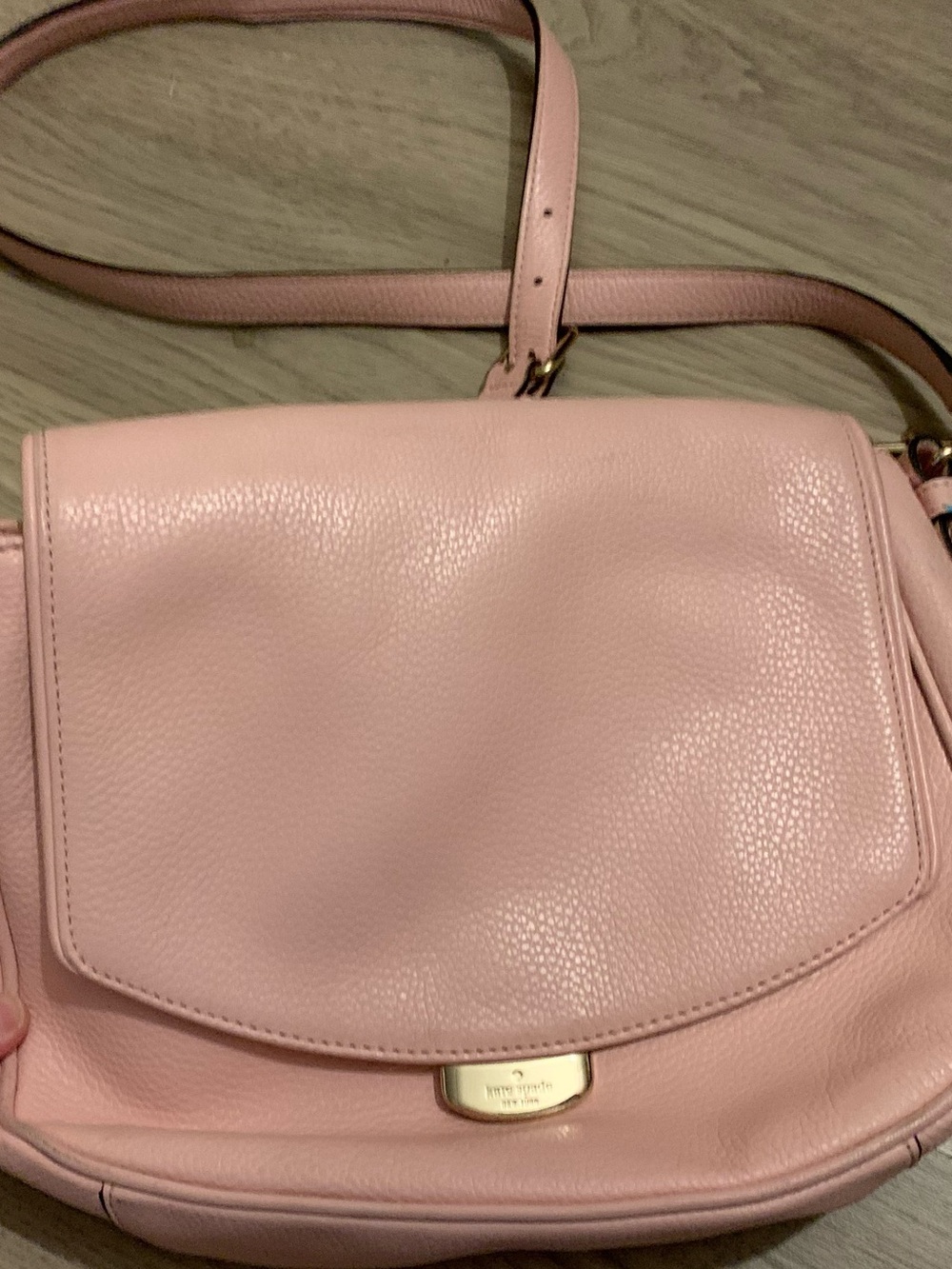 Kate Spade Pink Leather Crossbody Bag -
